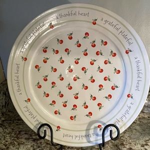Giving Plate, Thanksgiving Holiday Plate